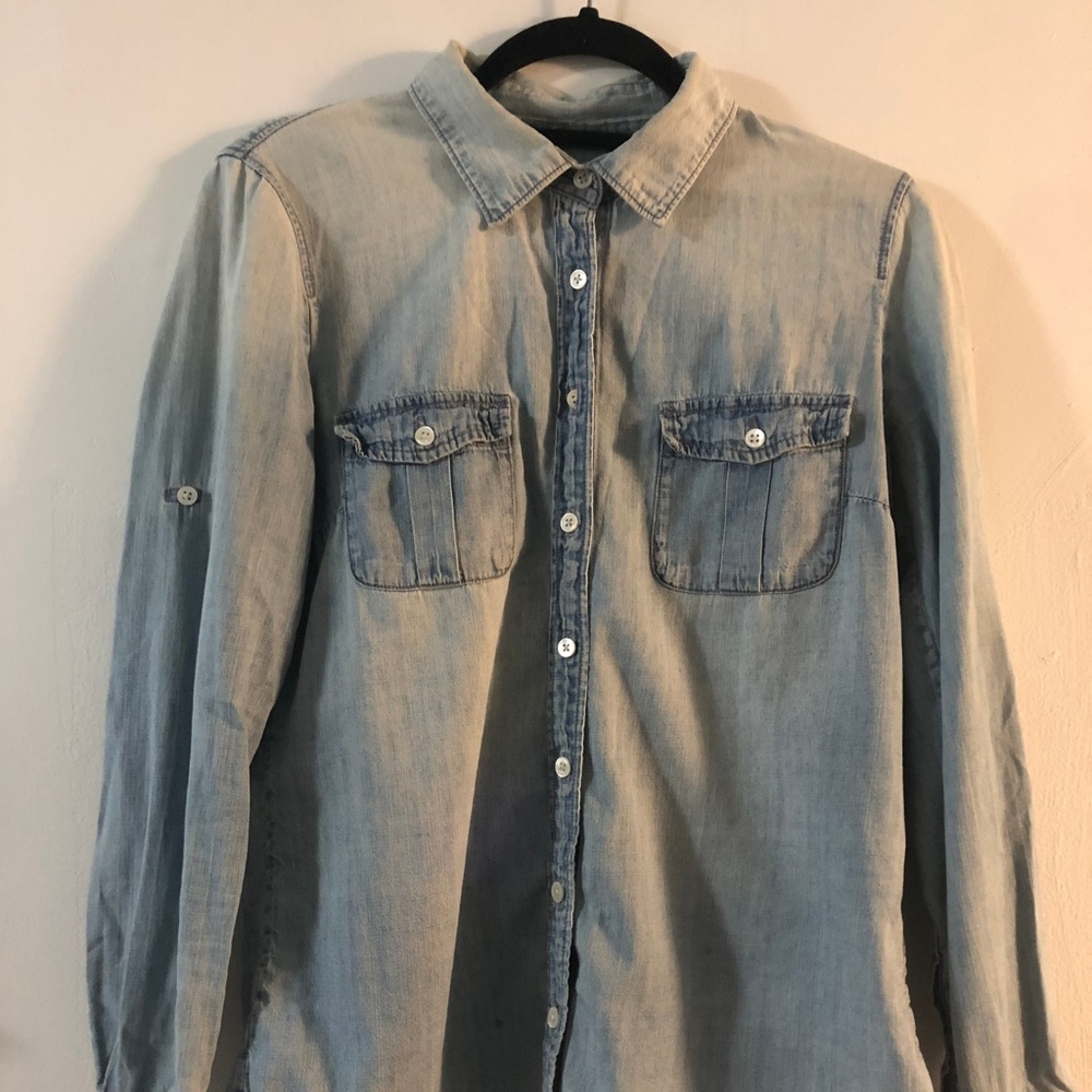J.Crew Denim Button-Down Shirt